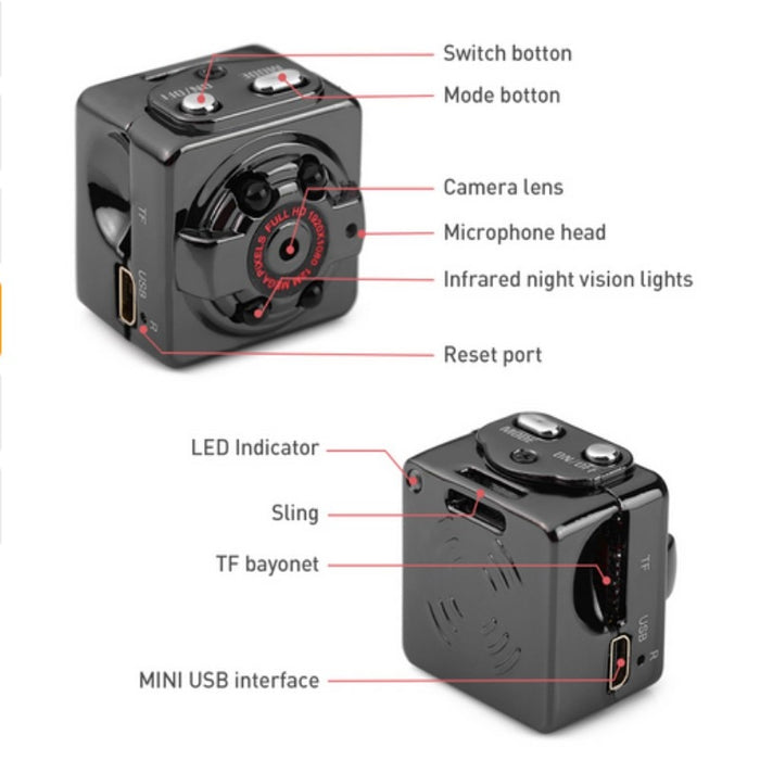 HD 1080P MINI BODY CAMERA - bonzenga collections